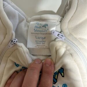 Small & large baby Merlin magic sleep suit -magic indeed!!